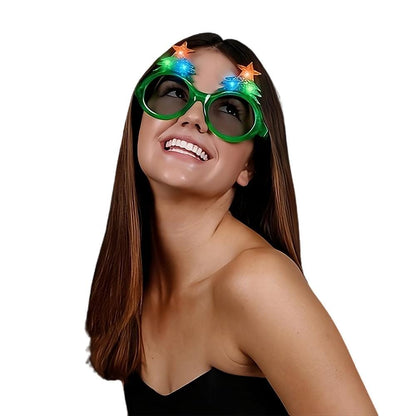 Gafas Árbol de Navidad LED – Brilla con Estilo en estas Fiestas